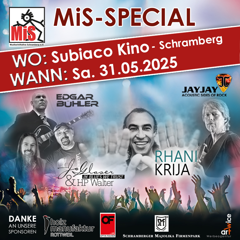 Foto Konzert MiS-Special mit Rhani Krija<br/>Schramberg